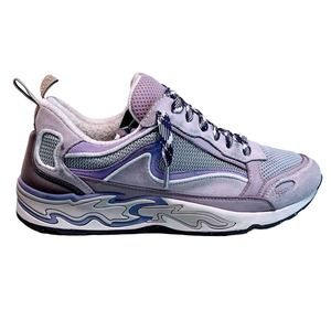 Sandro Paris Woman's Flame Sneakers Purple Sz 8